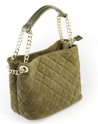 Torba skórzana Shopper -  khaki (6960), BOSCCOLO