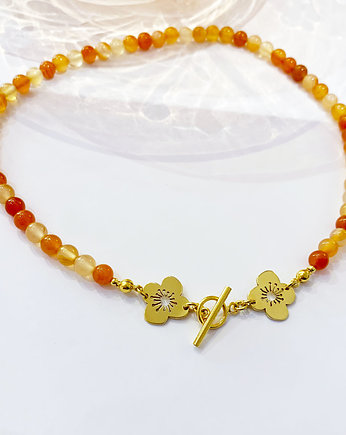 Kolekcja 70's vibe - Anemone orange - Naszyjnik, BOSKE