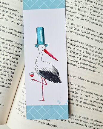 Zakładka Zacny Pan Bocian, Burgundowe Rysunki