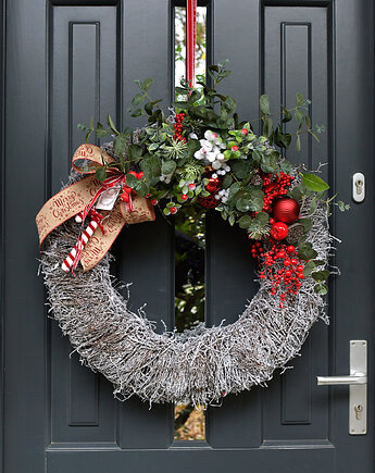 Wianek XXL wesołych świąt, ci sza