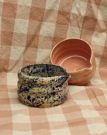 Duża czarka z dziubkiem do przelewania na matchę matcha, Lvvia ceramics