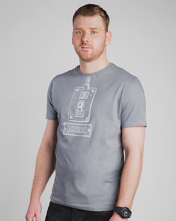 Bawełniany T-shirt z nadrukiem - Dorosłość, ZlapDystans