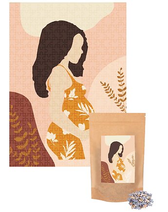 Puzzle 500 elementów "Baby On The Way" w eco woreczku, MUNO puzzle