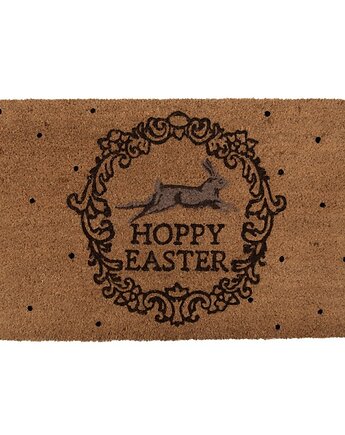 Wycieraczka wejściowa kokosowa Hoppy Easter 75x45 cm, MIA home