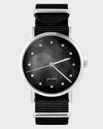 Zegarek - Czarny - czarny, nylonowy, yenoo