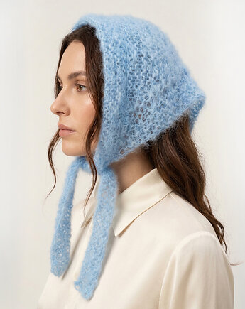 Chustka moherowa błękit nieba, OTULIBABKI