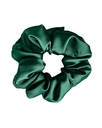 Satynowa gumka do włosów scrunchie Zielony RÓŻNE MODELE, Nandi