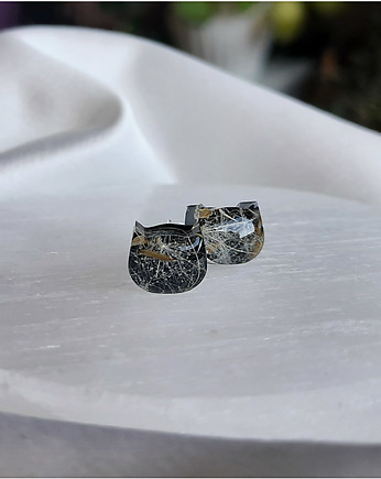 Kolczyki sztyfty z dmuchawcem, Figa handmade accessories