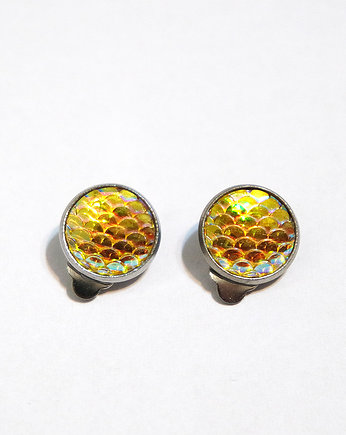 Klipsy - Łuski złote - małe, yenoo