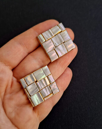 Kolczyki w błyskach muszli no6, Motywator Eweliny