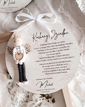 Podziękowania Komunijne dla DZIADKA od chłopca Komunia Święta, LOO LOO DREAM