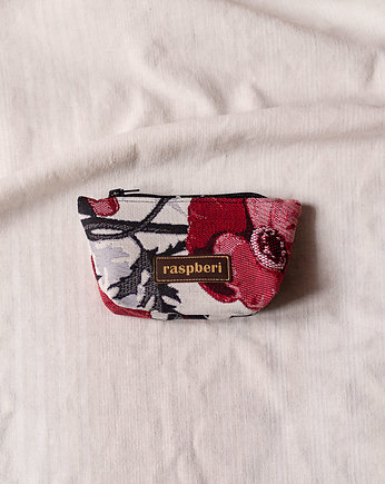 Kosmetyczka MINI czerwone maki, raspberi