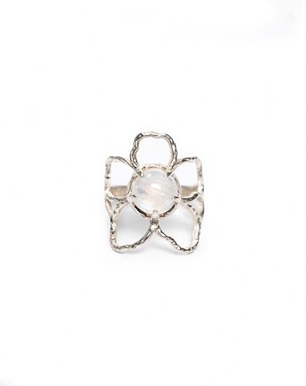 Pierścionek LUMA - kamień księżycowy, NINIcoJewelry