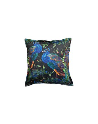 Poszewka z tkaniny tapicerskiej PAWIE 45/45 cm WYPUST, Bobetto