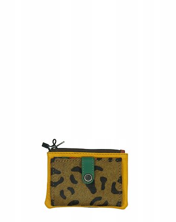 Portfel portfelik mały skórzany miejsce na bilon karty eko OLIVKA, Olivka Warsaw