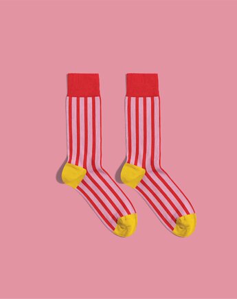 Skarpetki Pink Stripes, Banana Socks