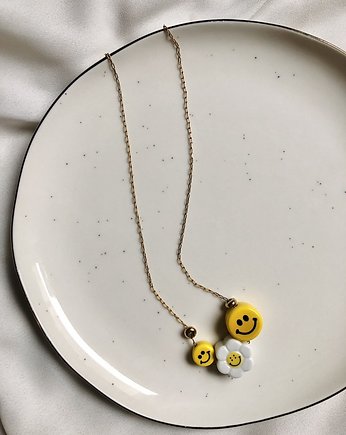 Naszyjnik ze stali i ceramiki Happy, MaLa Jewellery
