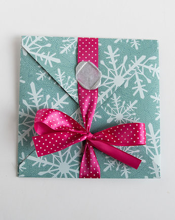 Kartka świąteczna folder na pieniądze, Papiernik