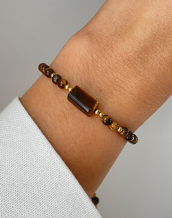 Bransoletka na nici z tygrysim okiem - ochrona, sukces, szczęście, Bring Biżuteria