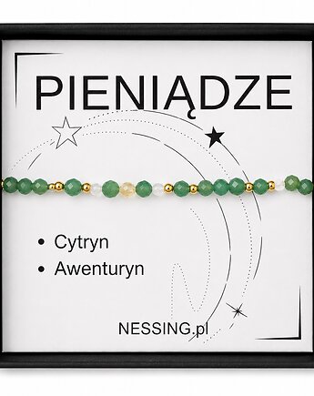 Bransoletka PIENIĄDZE, NESSING handmade
