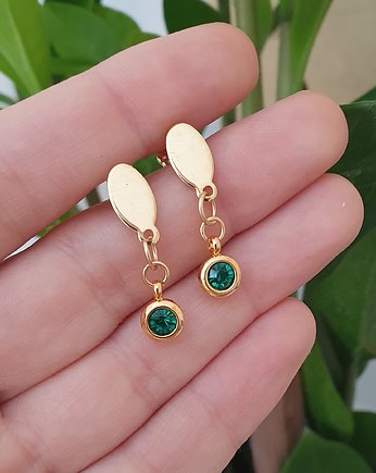 Kolczyki -green eye, NK PRODUCTS