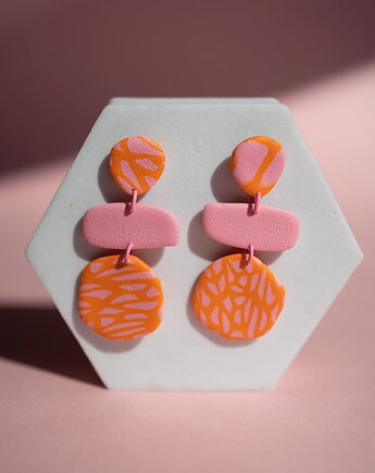 Kolczyki w organicznym kształcie, Dwie Gliny