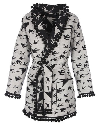 Kardigan Narzutka w Jaskółki, Siljefashion