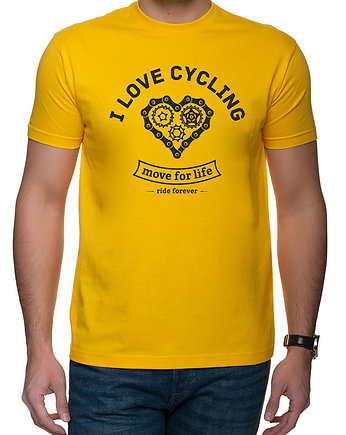 Koszulka T-SHIRT.  I love cycling, studioixi