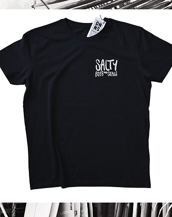 Czarny  T-shirt Gotta Lotta Waves Regular, DONT NEED NO SAMURAI