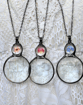 Prezent dla Babci, naszyjnik z lupą, MARIAELA