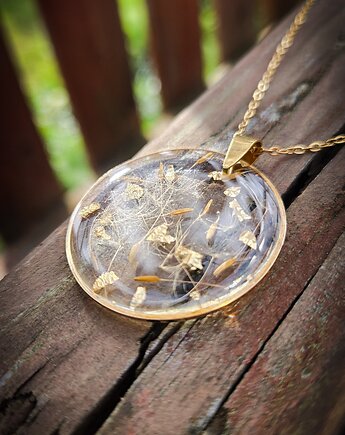 Wisiorek z dmuchawcem, Figa handmade accessories