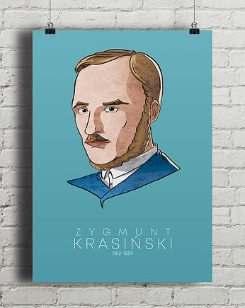 Plakat Zygmunt Krasiński , minimalmill