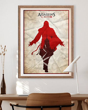 Assassin's Creed II - plakat fine art, minimalmill