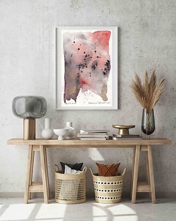 Plakat Blush No.11 Abstrakcja w pudrowym rózu, My Moment