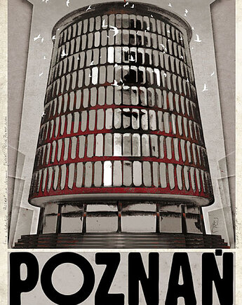 Plakat Poznań (R. Kaja) 98x68 cm, Galeria LueLue