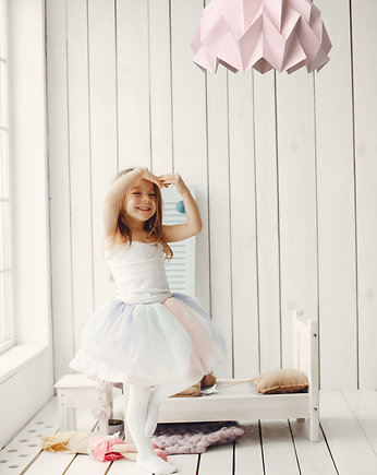 Lampa wisząca origami ICEBERG L różowa, Ynska