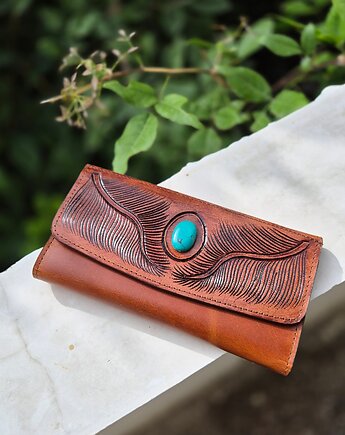 Portfel skórzany ręcznie robiony Dilwar, SempreArte