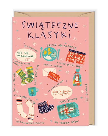 Kartka świąteczna klasyki, OKAZJE - Prezent na Komunie
