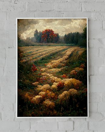 Plakat Jesienny Krajobraz, Abstraktoria