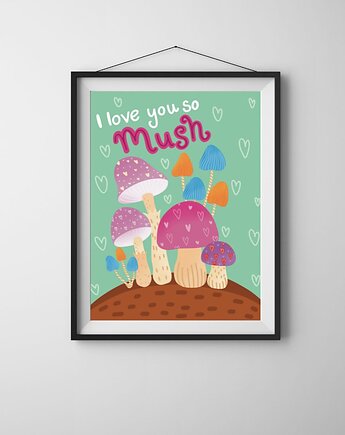 Plakat Mushrooms, Maya Design