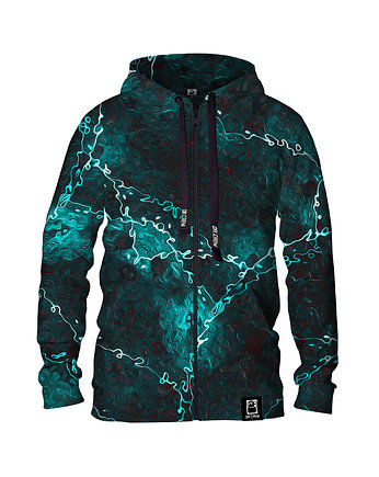 Damska Bluza Expres Zamek DR.CROW Marble Turquoise, DrCrow