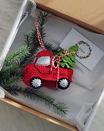 Pick-up z choinką - ozdoba choinkowa, Lollipop