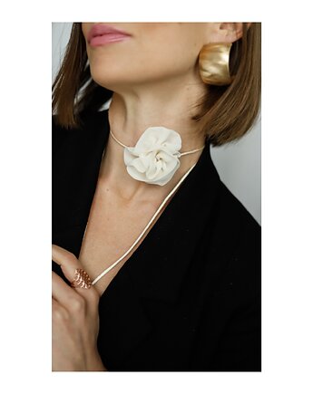 Mini choker z jedwabiu, Celina Parysów