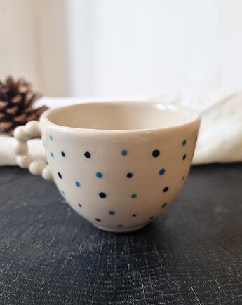 Filiżanka ceramiczna KROPECZKI, krusz art
