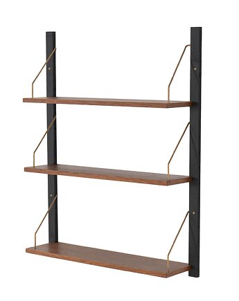 Regał systemowy dębowy, duński design, lata 60, produkcja: Dania, Przetwory design