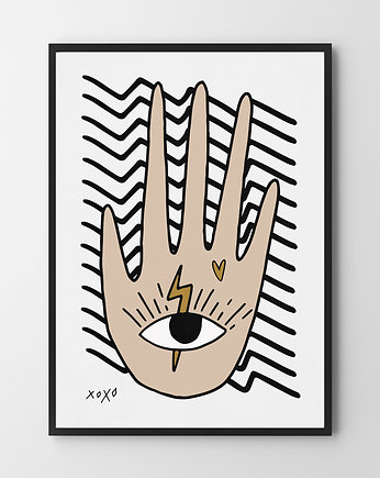 Plakat Hand, OSOBY - Prezent dla męża