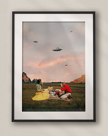 Plakat Obcy - Kolaż Fine Art, DAPIDOKA