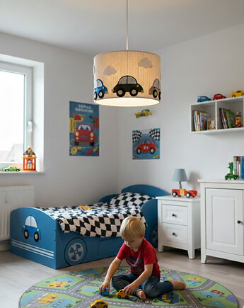 Lampa do pokoju chłopca - autka, Boholine