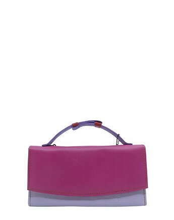 Portfel damski skórzany ze skrawków rączka dużo przegródek eko OLIVKA, Olivka Warsaw