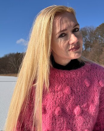 Sweter oversize, Swetry na drutach